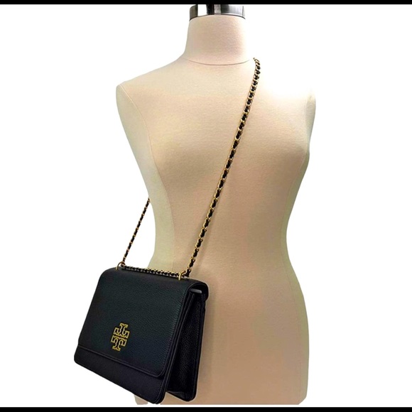 Authentic Tory Burch black bag Adjustable Shoulder Bag like new only removed tag - Picture 11 of 16